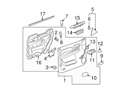 Interior Trim Front Door For 2008 Chevrolet Avalanche Gm Parts Online