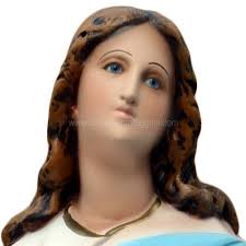 Statue of Our Lady of the Assumption at Murillo, 60 Cm (23.62'') in Resin  for Indoors and Outdoors