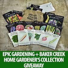 Baker Creek Epic Gardening Giveaway Baker Creek Heirloom Seed Co Is Generously Giving Away A Home Garde Heirloom Seeds Best Gifts For Gardeners Rare Seeds