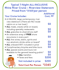 Whats Included In A River Cruise Price Premier Explains