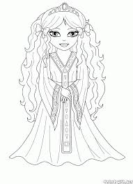 This coloring sheet features the major princesses from the disney franchise. Coloring Page Princess Isabella