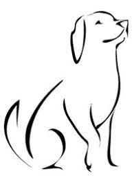 Simple Dog Tattoo Google Search Dog Drawing Simple Dog Outline Dog Tattoo
