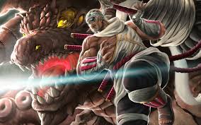 Perfect screen background display for desktop, iphone, pc, laptop, computer. Download Wallpapers Killer Bee 4k Monster Naruto Manga Artwork Naruto Characters For Desktop With Resolution 3840x2400 High Quality Hd Pictures Wallpapers