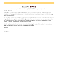It can enable you to emerge from the challenge and build up you as a genuine professional. Professional Beauty Artist Cover Letter Examples Livecareer