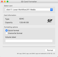 Make sure you select the correct drive letter. Sd Card Formatter For Formatting Wiping Repairing Sd Microsd Cards