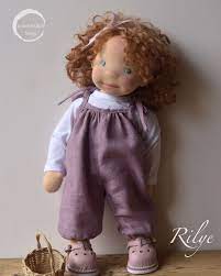 Rilye And Nicole Natural Fibre Art Dolls Waldorf Dolls Rag Doll Dress Sewing Dolls