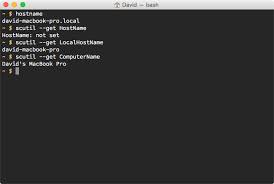 How do i rename my macbook? Device Name On Router Is Different Than Os X Hostname Ask Different