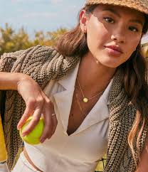 Kendra Scott Tennis Ball Novelty Short Pendant Necklace