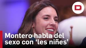 Irene Montero: «Los niños, las niñas y 'les niñes' pueden tener sexo con  quien quieran» - YouTube