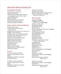 Use credits or coupons, cancel your trip, check refund status, and more. Free 7 Sample Packing Lists In Ms Word Pdf