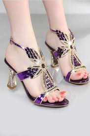 Chaussure mode sandale escarpin chic soirée glamour femme strass diamant. Sandale De Soiree Bleu Fleurie En Cristal Strass A Talon Haut Persun Fr Sandales A La Mode Chaussures Perlees Sandales A Fleurs