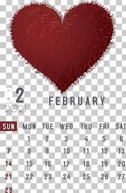 Calendars are easy to save as pdf document or print; February 2021 Printable Calendar February Calendar 2021 Calendar Png Clipart 2021 Calendar Color Drawing Floral Design Flower Free Png Download