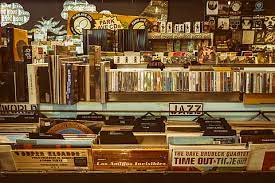 Explore tumblr posts and blogs tagged as #vinyl record aesthetic with no restrictions, modern design and the best. Hd Wallpaper Books In Library Record Shelf Vintage Vinyl Music Interior Wallpaper Flare