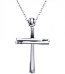 Trendy man pendant necklace cross baseball bat hip hop sport fans gift 24 chain. 5 Baseball Bat Cross Necklaces You Should Consider