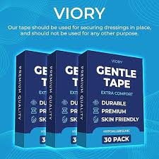 Premium Adhesive Cotton Tape 30 Pack Hypoallergenic