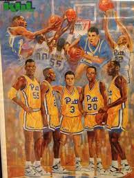 Late 80s Pitt Basketball Poster From Kbl Sports Network Pitt Basketball Basketball Posters Pitt Panthers Football