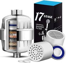 17 Stage Shower Filter For Hard Water Remove Chlorine And Fluoride Reduces Dry Itchy Skin Dandruff Eczema I In 2020 Reduce Dry Skin Shower Filter Dry Itchy Skin