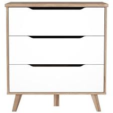 Modelli di maniglie a scelta. Finlandek Chambre Finlandek Cassettiera Per Camera Da Letto Scandinava Vankka Colore Quercia E Bianco Opaco Piedi In Legno Massiccio L 80 Cm Eprice