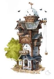 Post Office 70 Pieces Environmental Art Art Challenge Concept Art