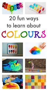 20 Fun Ways To Learn About Colours Preschool Color Theme Color Activities Color Activities For Toddlers