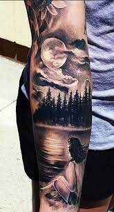 Pin By Justin Sidener On Tattoos Sky Tattoos Tattoos Forest Tattoos