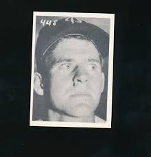 1955 All American Sports Club #445 Danny Schell VGEX hand cut rookie rc