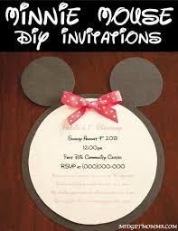 A customized minnie mouse birthday card lets you invite your loved ones to the party with a unique, personal touch. Do It Yourself Minnie Mouse Invitations