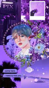 Bts Purple Aesthetic Wallpaper Bts Wallpaper Purple Kimtaehyungc Aesthetic Cr Bngtanluves Ungu Pastel Ungu Gambar