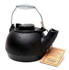 Old Mountain Cast Iron Preseasoned Tea Kettle Cast Iron Kettle Old Mountain Cast Iron Cast Iron Tea Pot