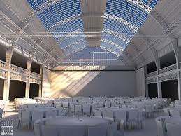 Function Hall Clay Render Interior Arch Vis 3d Function Hall Artrage How To Draw Hands