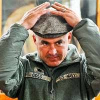 Cmdr. Brian Goss tries