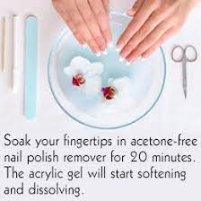 How To Remove Acrylic Nails Without Acetone Take Off Acrylic Nails Remove Acrylic Nails Diy Acrylic Nails
