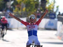 Van der poel sr actually represented the netherlands at the 1980 moscow olympics , finishing seventh in the men's road race. Van Der Poel Wins Penultimate Stage Yates Leads Tirreno More Sports News Times Of India