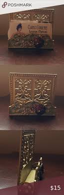 Black leather look desk business card holder. Vintage Business Card Holder Vintage Business Cards Business Card Holders Card Holder