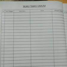 Buku direksi dan buku tamudeskripsi lengkap. Buku Tamu Umum Tamu Dinas Shopee Indonesia
