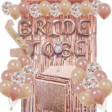 This Rose Gold Bridal Shower Decoration Set Includes 30 275cm Rose Gold Table Runner 1pc Min Rose Gold Bridal Shower Gold Bridal Showers Bride Shower Gifts