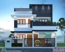 Four bedroom house plans offer homeowners one thing above all else: 4 Bedroom 2173 Sq Ft Duplex Modern Home Design Kerala Home Design And Floor Plans 8000 Houses