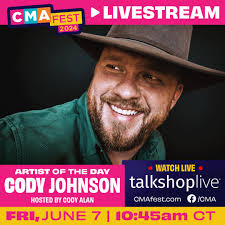 Catch me streaming live from the CMA Close Up Stage at #CMAfest