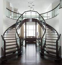 Custom Staircase Photos Specialized Stair Rail Edmonton Kelowna Stairs Design Staircase Design Curved Staircase
