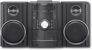 Best Buy Sharp 250w Mini Component Stereo System With Apple Ipod Dock Silver Cd Dk890n