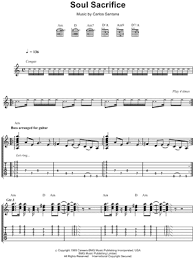 While staying true to the source. Santana Soul Sacrifice Guitar Tab In A Minor Download Print Sku Mn0062370