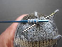 It is mostly used to work single motifs or to cover small areas in contrast colour on. Repairing A Hand Knit Sock With A Knit In Place Patch Taking Time To Smell The Roses