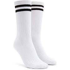 Forever21 Varsity Stripe Crew Socks 3 90 Liked On Polyvore Featuring Intimates Hosiery Socks Forever 21 S Black And White Socks Girls Ankle Socks Socks