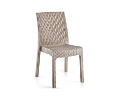 Holiday Deluxe Plastik Rattan Cappucino Sandalyedunyakoltuk Sandalye