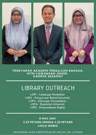 Revolusi industri 4.0 (4ir) mula mendapat tempat dalam perkembangan teknologi di malaysia. Library Outreach Akademi Pengajian Bahasa Uitm Johor Library