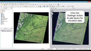 Qgis Tutorial Visualize Your Dem And Imagery Layers In 3d Image Processing Remote Sensing Tutorial