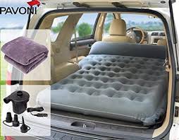 Amazon Com Pavoni Suv Heavy Duty Backseat Car Inflatable Travel Mattress For Camping Perfect For Suv Rv Mi Camping Mattress Pad Mattress Air Mattress Camping