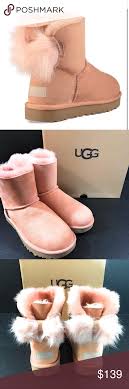 Ugg Boots Mini Bailey Bow Fur Bow Uggs Pink Size 8 Pink Uggs Bailey Bow Fur Fuzzy Bow Pink Light Pink Short Uggs Size 8 N Uggs With Bows Ugg Boots Mini Baileys