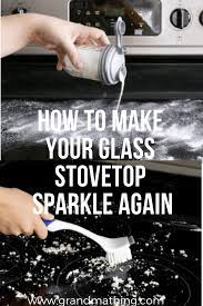How To Make Your Glass Stovetop Sparkle Again Cleaning Glass Stove Top Cooktop Cleaning Electric Stove Top Cleaning