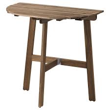 Askholmen Table Murale Ext Pliant Teinte Brun Clair Balcon Table Murale Parement Mural Et Table Ronde Pliante
